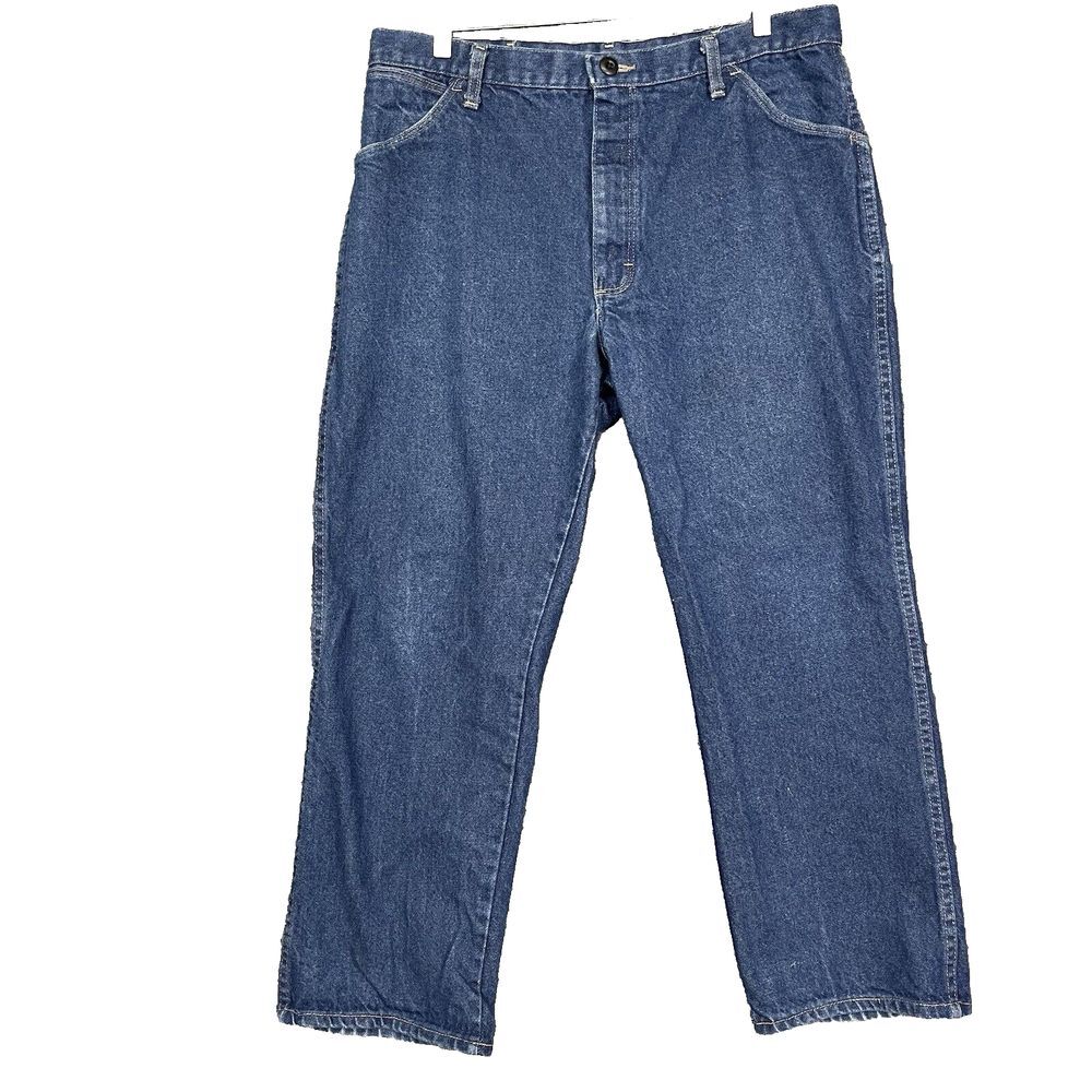 Bulwark Jeans Mens 36x27 Blue FR Fire Resistant Workwear Protective Apparel
